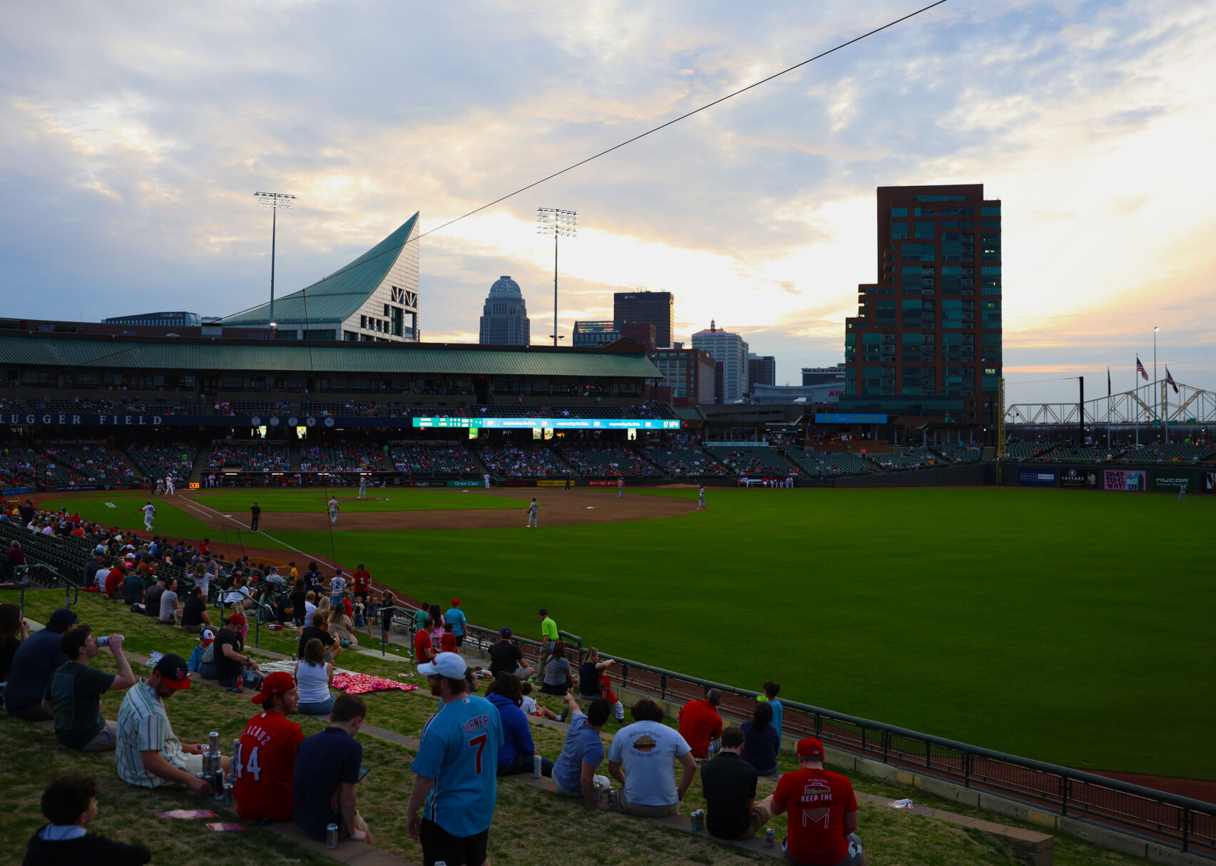 Louisville skyline at Slugger Field - March 28.JPG